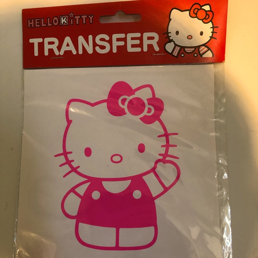 Hello Kitty Iron On Transfer